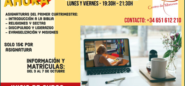 En Octubre comenzamos un nuevo curso 2022-2023 En Octubre comenzamos un nuevo curso 2022-2023